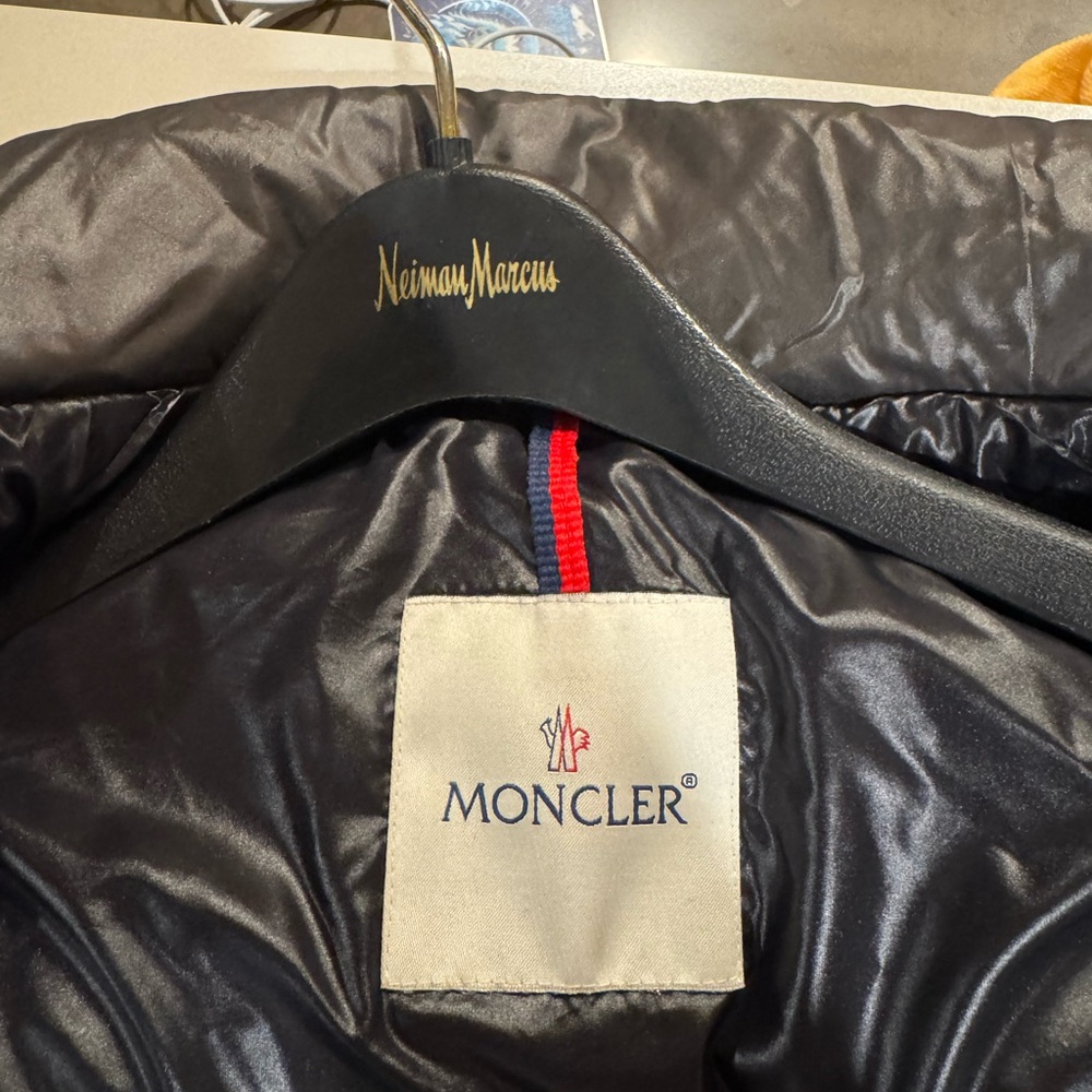 Moncler Men's Dark Gray Puffer Vest - Picture 6 of 8
